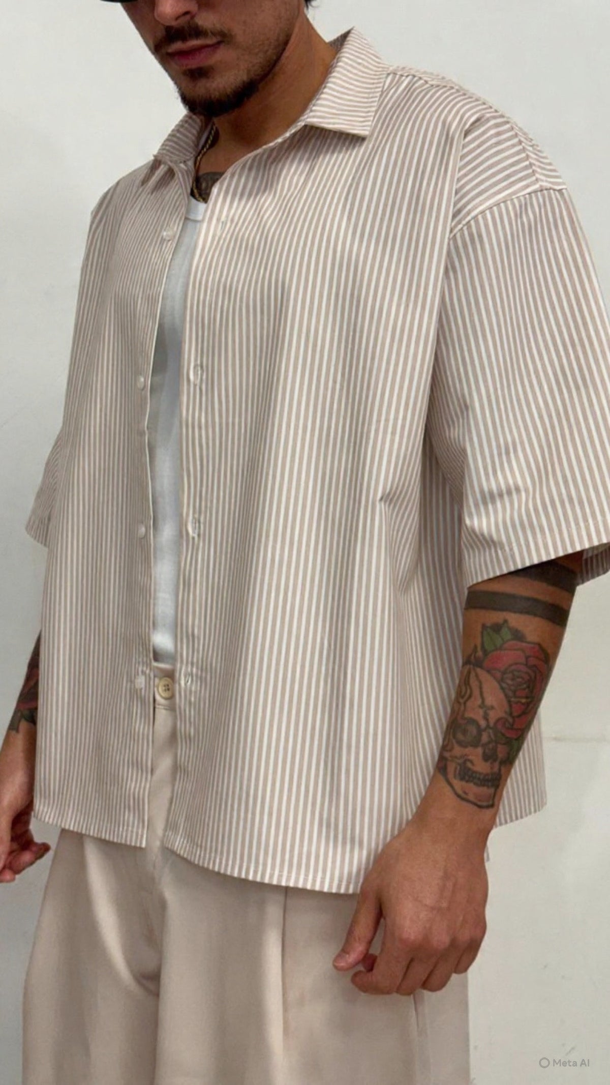 CAMICIA SUNSET BOXYFIT