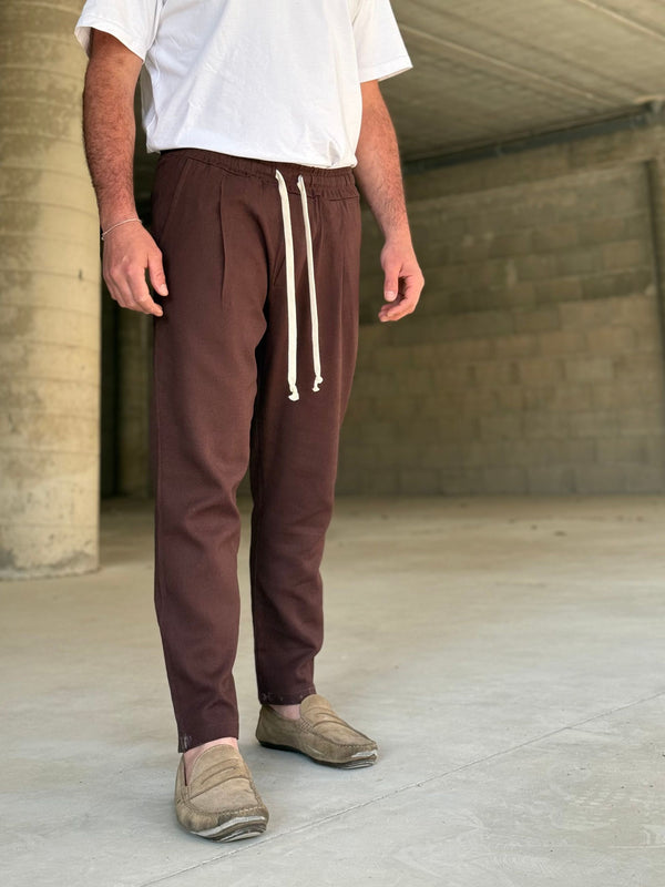 PANTALACCIO IN LINO CAPRI