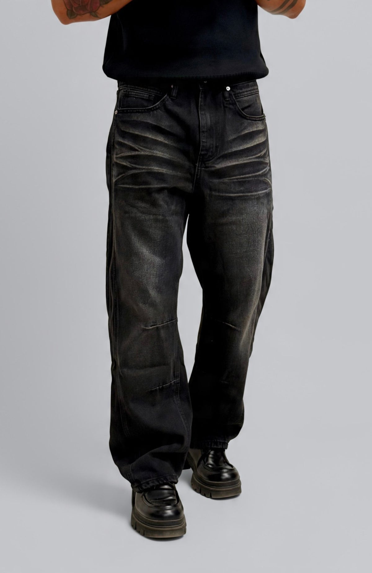 DENIM DARK BALLON FIT