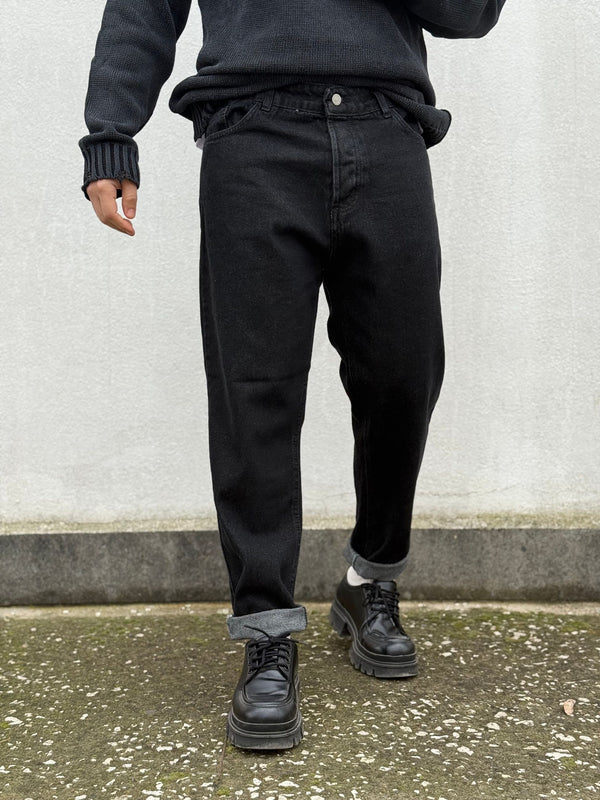 JEANS CARROT BLACK ROW