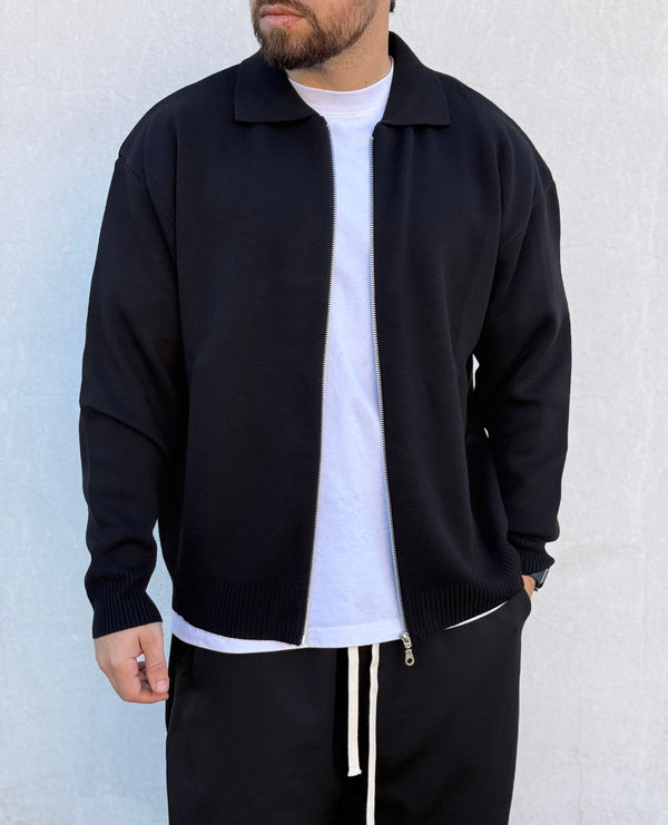 CARDIGAN A CAMICIA FULL ZIP