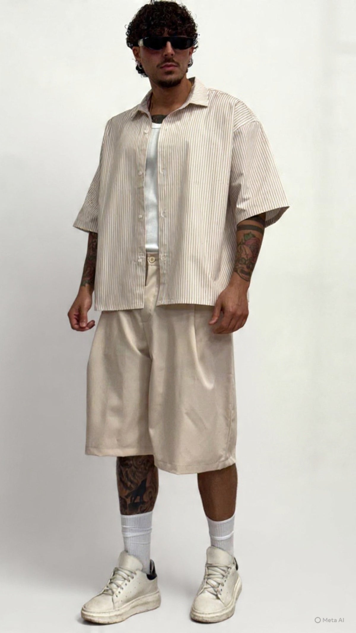 CAMICIA SUNSET BOXYFIT