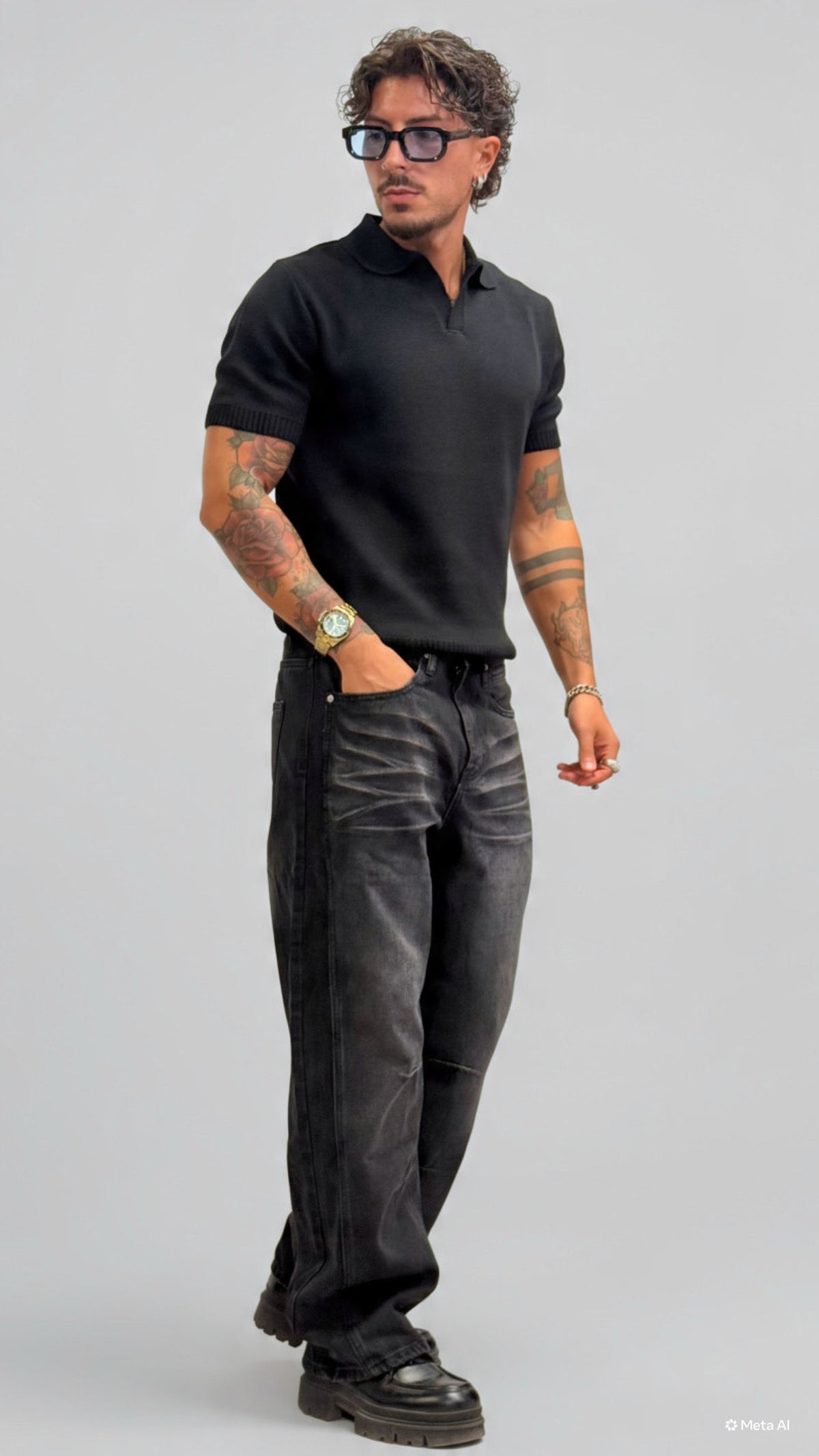 DENIM DARK BALLON FIT