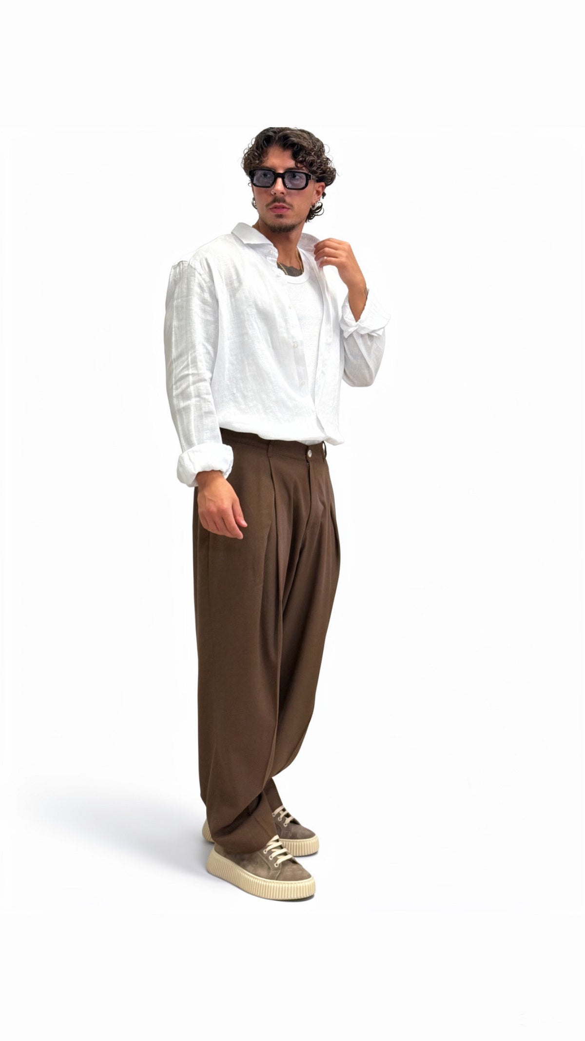 CAMICIA PURO LINO OVER
