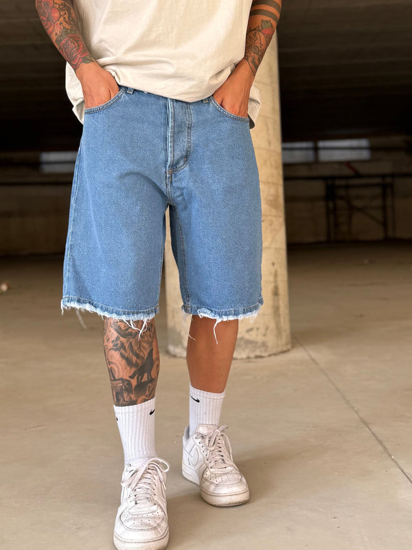 BERMUDA BASIC IN DENIM